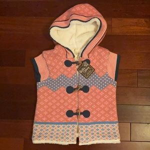 NWT Matilda Jane Hooded Sweater Vest